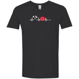 Heart Beat Red Custodian Tshirt For Lover