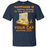 Happiness Is Falling Asleep T Shirts