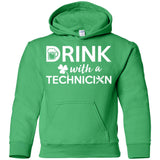 Drink With A Technician Cheer Tee Shirt