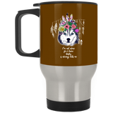 I Know Husky Is Always With Me Mugs