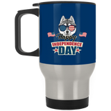Husky - Happy Independence Day Mugs Ver 1