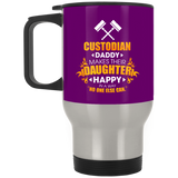 Custodian Daddy Makes Their Daughter Happy Mugs