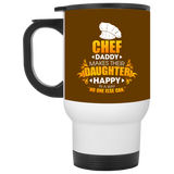 Chef Daddy Makes Their Daughter Happy Mugs