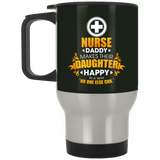Nurse Daddy Makes Their Daughter Happy Mugs