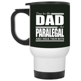 Nice Profession Black Mugs - I Have Two Titles - Dad - Paralegal