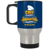 Chef Daddy Makes Their Daughter Happy Mugs