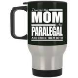 Nice Profession Black Mugs - I Have Two Titles - Mom - Paralegal