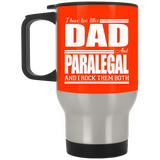 Nice Profession Black Mugs - I Have Two Titles - Dad - Paralegal