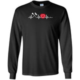 Heart Beat Red Custodian Tshirt For Lover