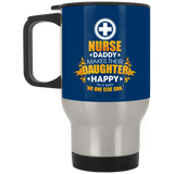Nurse Daddy Makes Their Daughter Happy Mugs