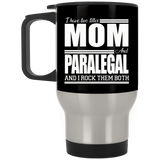 Nice Profession Black Mugs - I Have Two Titles - Mom - Paralegal