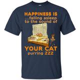 Happiness Is Falling Asleep T Shirts
