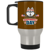 Husky - Happy Independence Day Mugs Ver 2