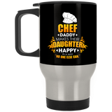 Chef Daddy Makes Their Daughter Happy Mugs