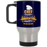 Chef Daddy Makes Their Daughter Happy Mugs