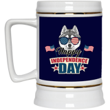 Husky - Happy Independence Day Mugs Ver 1