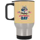 Husky - Happy Independence Day Mugs Ver 1