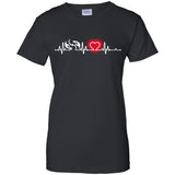 Heart Beat Red Physiotherapist Tshirt For lover