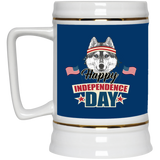 Husky - Happy Independence Day Mugs Ver 2