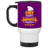 Chef Daddy Makes Their Daughter Happy Mugs