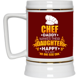 Chef Daddy Makes Their Daughter Happy Mugs