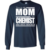 Nice Black Chemist Tshirt I Have Two Titles - Mom - Chemis Tee Shirt