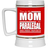 Nice Profession Black Mugs - I Have Two Titles - Mom - Paralegal