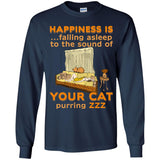 Happiness Is Falling Asleep T Shirts