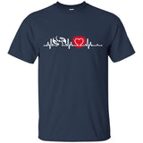 Heart Beat Red Physiotherapist Tshirt For lover
