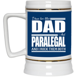 Nice Profession Black Mugs - I Have Two Titles - Dad - Paralegal