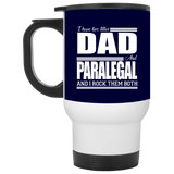 Nice Profession Black Mugs - I Have Two Titles - Dad - Paralegal