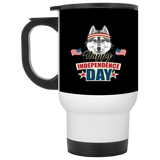 Husky - Happy Independence Day Mugs Ver 2