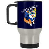 Sun - Wind - Beach And Corming Pattern Corgi Mugs