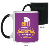 Chef Daddy Makes Their Daughter Happy Mugs
