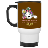Lay On The Floor With You Husky Mugs