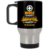 Nurse Daddy Makes Their Daughter Happy Mugs