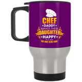 Chef Daddy Makes Their Daughter Happy Mugs