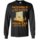 Happiness Is Falling Asleep T Shirts