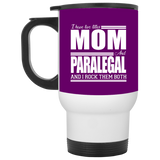 Nice Profession Black Mugs - I Have Two Titles - Mom - Paralegal