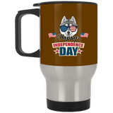Husky - Happy Independence Day Mugs Ver 1