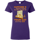 Happiness Is Falling Asleep T Shirts