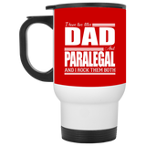 Nice Profession Black Mugs - I Have Two Titles - Dad - Paralegal