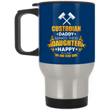 Custodian Daddy Makes Their Daughter Happy Mugs