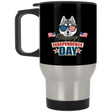 Husky - Happy Independence Day Mugs Ver 1