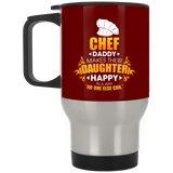 Chef Daddy Makes Their Daughter Happy Mugs