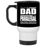 Nice Profession Black Mugs - I Have Two Titles - Dad - Paralegal