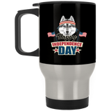 Husky - Happy Independence Day Mugs Ver 2