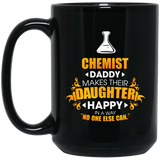 Chemist Daddy Makes Their Daughter Happy Mugs