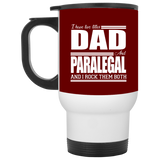 Nice Profession Black Mugs - I Have Two Titles - Dad - Paralegal