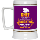 Chef Daddy Makes Their Daughter Happy Mugs